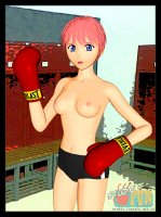 Topless Boxing Hottie